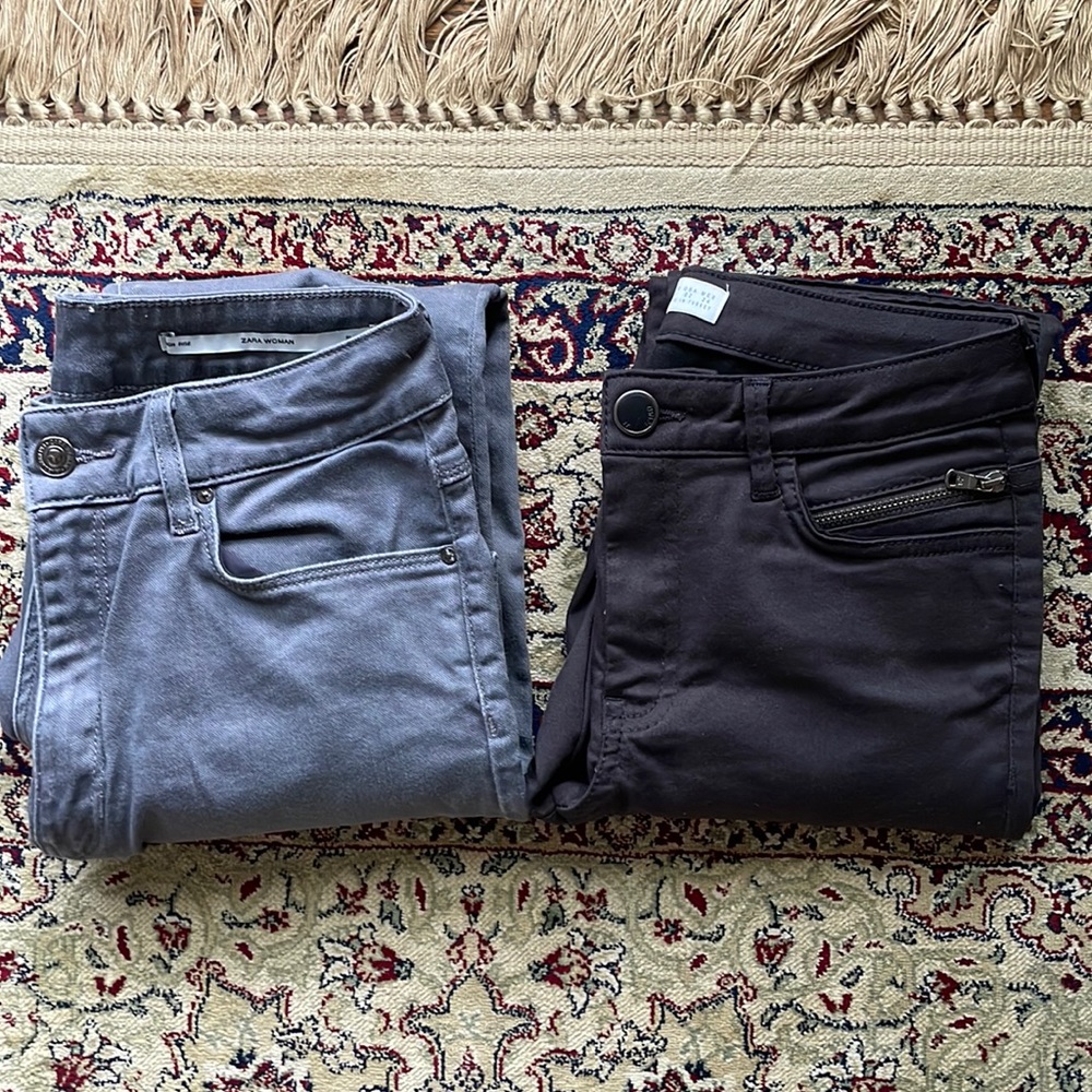 Zara Stetch Denim Bundle - 2 Pairs Size 2P